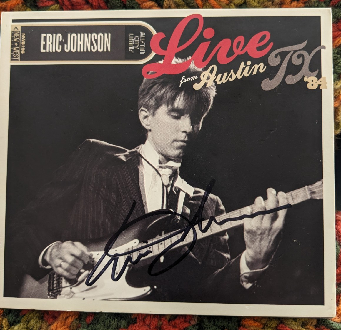 Eric Johnson Live from Austin TX '84 CD DVD set Austin City Limits (Signed)