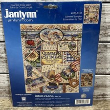 Janlynn Cross Stitch Kit Summer Sampler #023-...