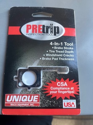 Unique Truck Equipment Pre-Trip Inspection Tool - 4-in-1 Inspection Tool