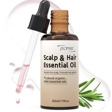 Hair Growth Oil for Hair  Scalp Care: Rosemary Castor Blend Enhances Thickness,