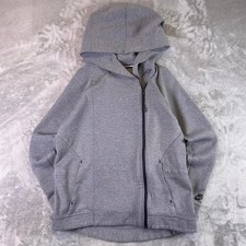 Nike Tech Fleece Cape Full Zip Hoodie Gray Athletic Women  s Medium