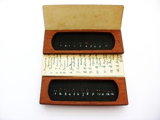 2 Antique Microscope Slides. Arranged Forams from Isle of Whight.