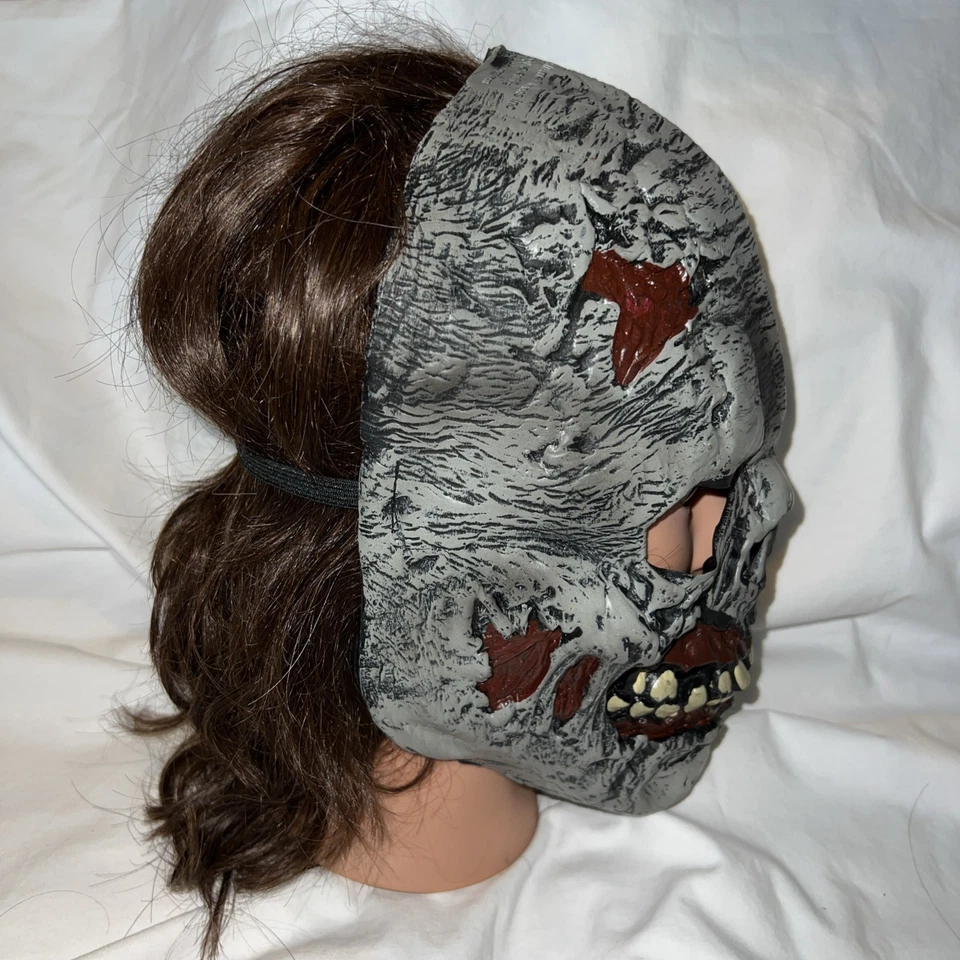 California Costume Collections Inc. Zombie Skeleton Bloody Horror Face Mask Fest - Image 3 of 4