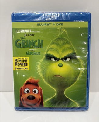 Illumination Presents: Dr. Suess' The Grinch (Blu-ray + DVD) - Brand New Sealed