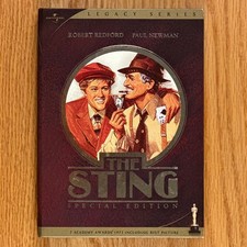 Robert Redford THE STING Two-Disc DVD Robert Shaw PAUL NEWMAN Ray Walston   0927