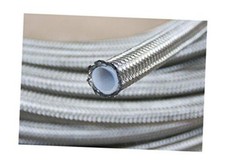 PTFE Teflon Hose with High Tensile Stainless Steel Braided Single Layer for
