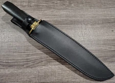 Full Grain Leather Sheath for Cold Steel Laredo Bowie KazTac Brand - Sheath Only