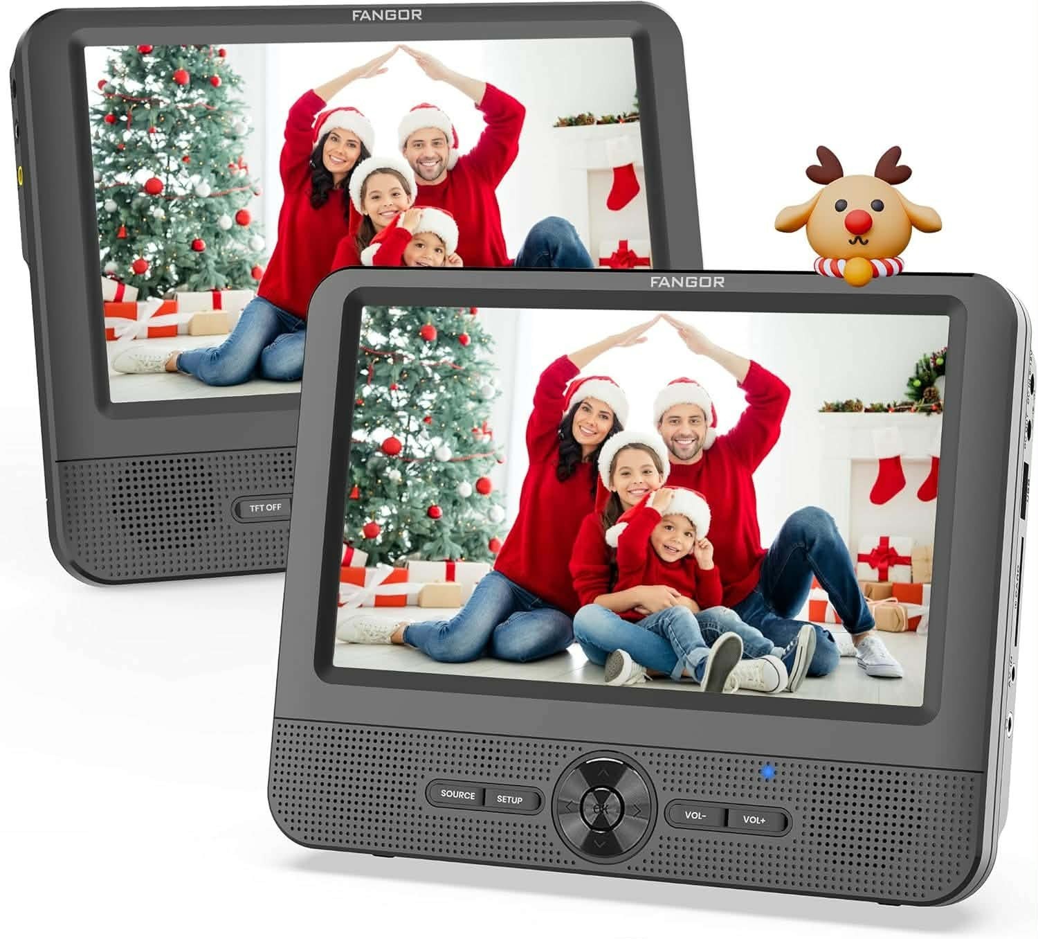 Headrest Video Player W/ Screen Open Bo