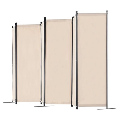 Room Divider, 6 Panel Room Divider, Folding Privacy Screen and Portable Partiti