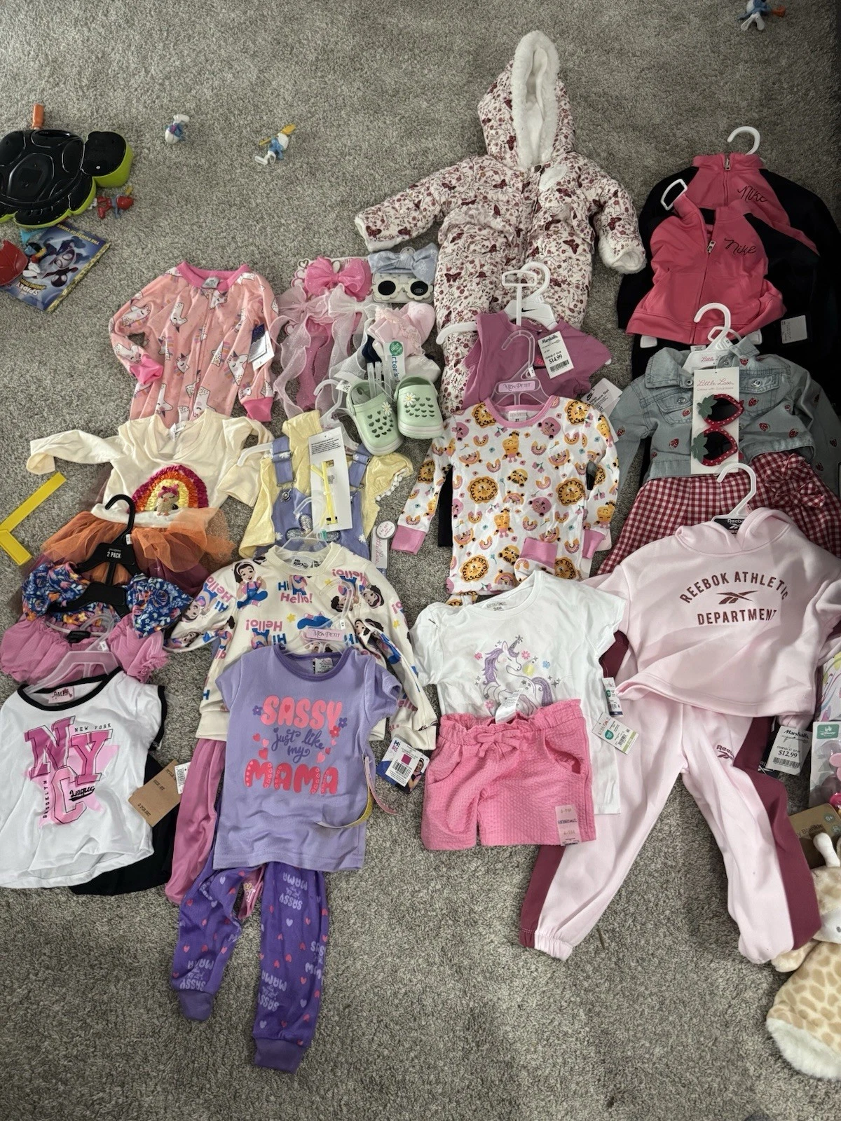 Baby Girls Clothing Lot Large 6M-2T Most New With Tags Most Nike, Outfits