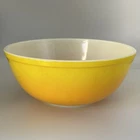 Vintage Pyrex Yellow Pineapple Party Chip & Dip Bowl 4 Qt Bowl 444