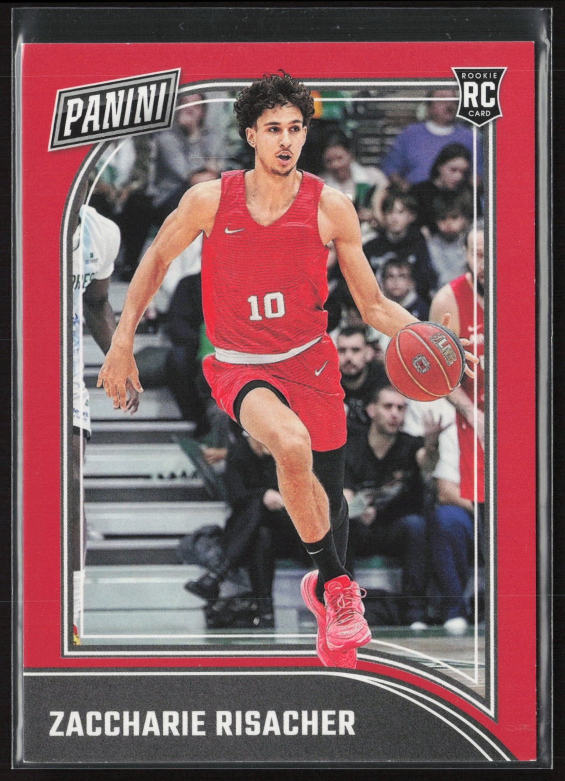 2024 Panini Black Friday Zaccharie Risacher Red /125 #ZR RC