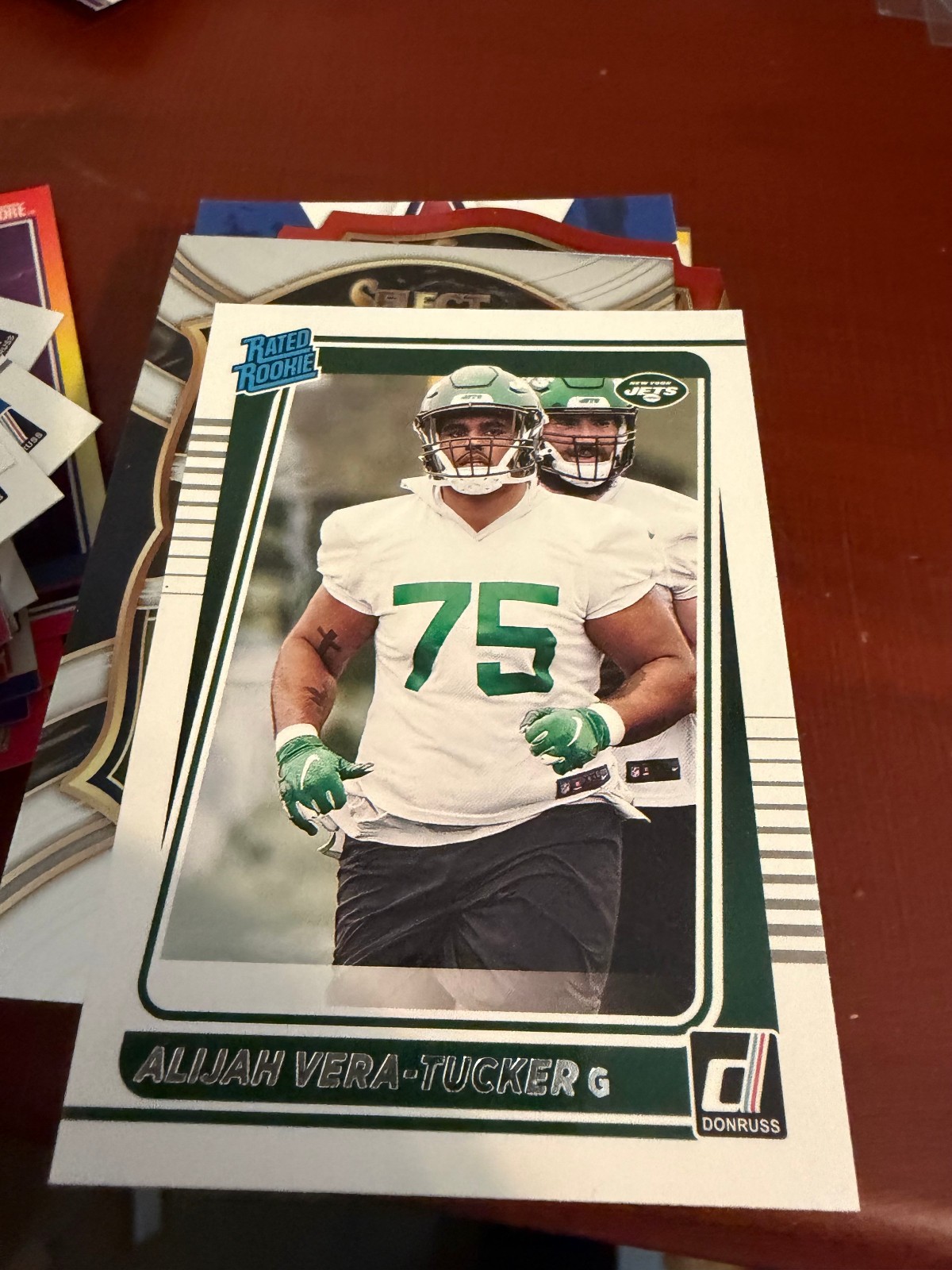 Alijah Vera-Tucker Panini Donruss #333 Base