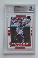 Rougned Odor Signed 2015 Donruss #171 BGS BAS AUTO Texas Rangers