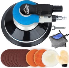 6 Inch Pneumatic Dual Action Sander 12000 Rpm Extra Coarse Grit Compact Design