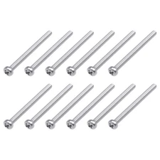 Machine Screws (M3x35mm) 30Pcs, Phillips Cross Pan Bolts 304 Stainless Steel