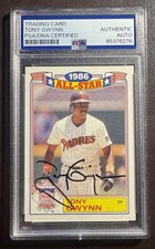 1987 TOPPS All-Star insert TONY GWYNN Authentic Auto (PSA/DNA) Padres