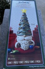 Jim Shore Christmas Gnome Lightup 1601420 20" Hand Painted 2023