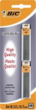 Bic Criterium Mechanical Pencil Leads 0.7 mm (Blister 1 count (Pack of 2) 