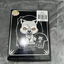 Funko Pop! #76 Nymeria Pop & Tee Bundle Hot Topic Exclusive Size L Tshirt sealed
