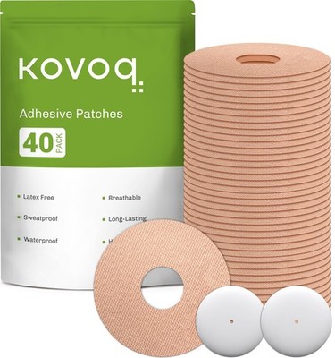 40-Pack Adhesive Patches for Libre 2 &Lingo, Medtronic Guardian 4 and Insulin...