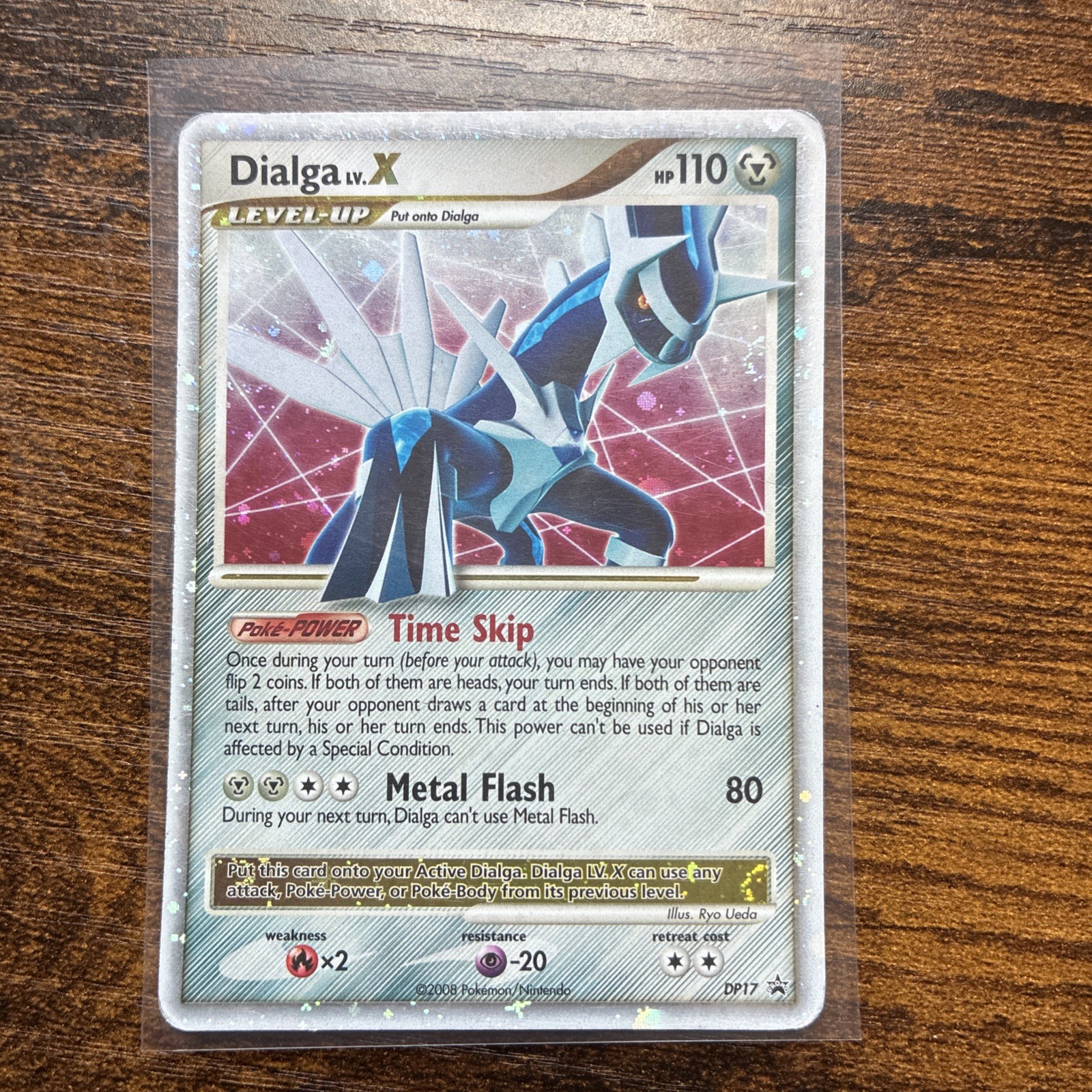 Pokémon TCG Dialga LV.X Black Star Promo Holo Card DP17 MP