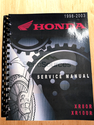 #ad #ad Honda XR80R XR100R 1998 2003 SERVICE REPAIR SHOP MANUAL COMB BOUND $22.24