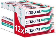 Corsodyl Gum Care Original Toothpaste, 75 ml, Pack of 12 33.32 per litre