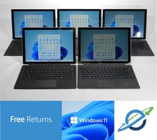 LOT 5 MICROSOFT SURFACE PRO 6 1796 | I7-8650U | 512GB SSD | 16GB | W/Chargers