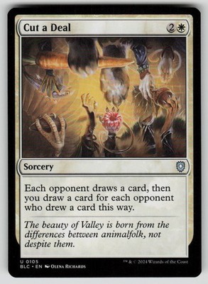Cut a Deal Uncommon Commander: Bloomburrow 105 MTG Near Mint
