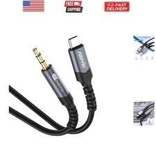 Type C to 3.5mm AUX Cord4FT Hi-Fi Stereo USB C to Aux Headphone Male Cord Car...