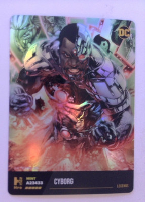 DC Trading Card Chapter 2 Cyborg Legends Legendary Mint A23433 Physical Only