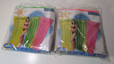 VTG INTEX The Wet Set 2001 Swim Pool Air Mat Lounger Float 72" x 30" Lot of 2