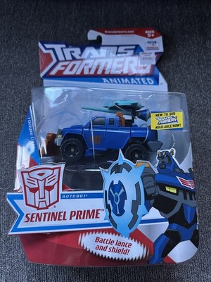 2007 Transformers Animated Deluxe Class Autobot Sentinel Prime Factory Sealed 