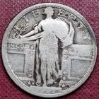 1917 D Type 1 Standing Liberty Quarter 25c Circulated #98241