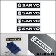 SANYO waterproof Sticker logo badge 47mm 1.85" X12mm 0.47" 