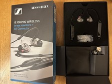 Sennheiser IE 100 PRO WIRELESS monitor auricolari + BT connect nuovo scatola aperta trasparente