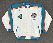 1997-98 Joe Dumars Detroit Pistons NBA HOF / 6x AS  GAME USED Warm-Up Jacket  #4