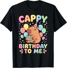 Cappy Birthday Capybara Birthday to Me T-Shirt