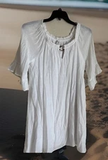 Naif Anthropologie Women's  Prairie Boho Beach Dress Lined New with Tags Size PL