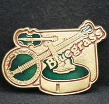 WF05151 NOS NICE VINTAGE 1970s    BLUEGRASS    MUSIC ARTWORK BELT BUCKLE