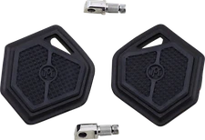 Performance Machine Black Ops Aluminum Superlight Mini Floorboards 0036-1018-SMB