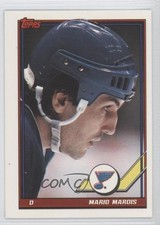 1991-92 Topps Mario Marois #82 0a4