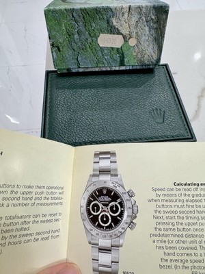 Authentic ROLEX Daytona 16520 ZENITH Watch Box Set Full Set