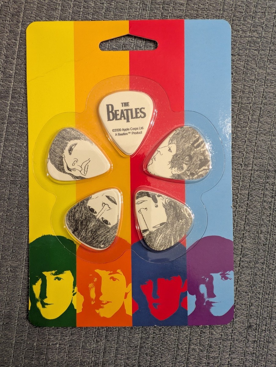 10, Meet the Beatles medium guitar picks by D'Addario Planetwaves