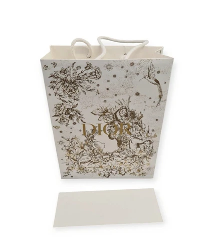 Sac fourre tout toile de vacances DIOR 2021 authentique 10x8x3"