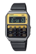 Casio Vintage Yellow And Black Dial Quartz Casual Unisex Watch CA-500WEGG-9B