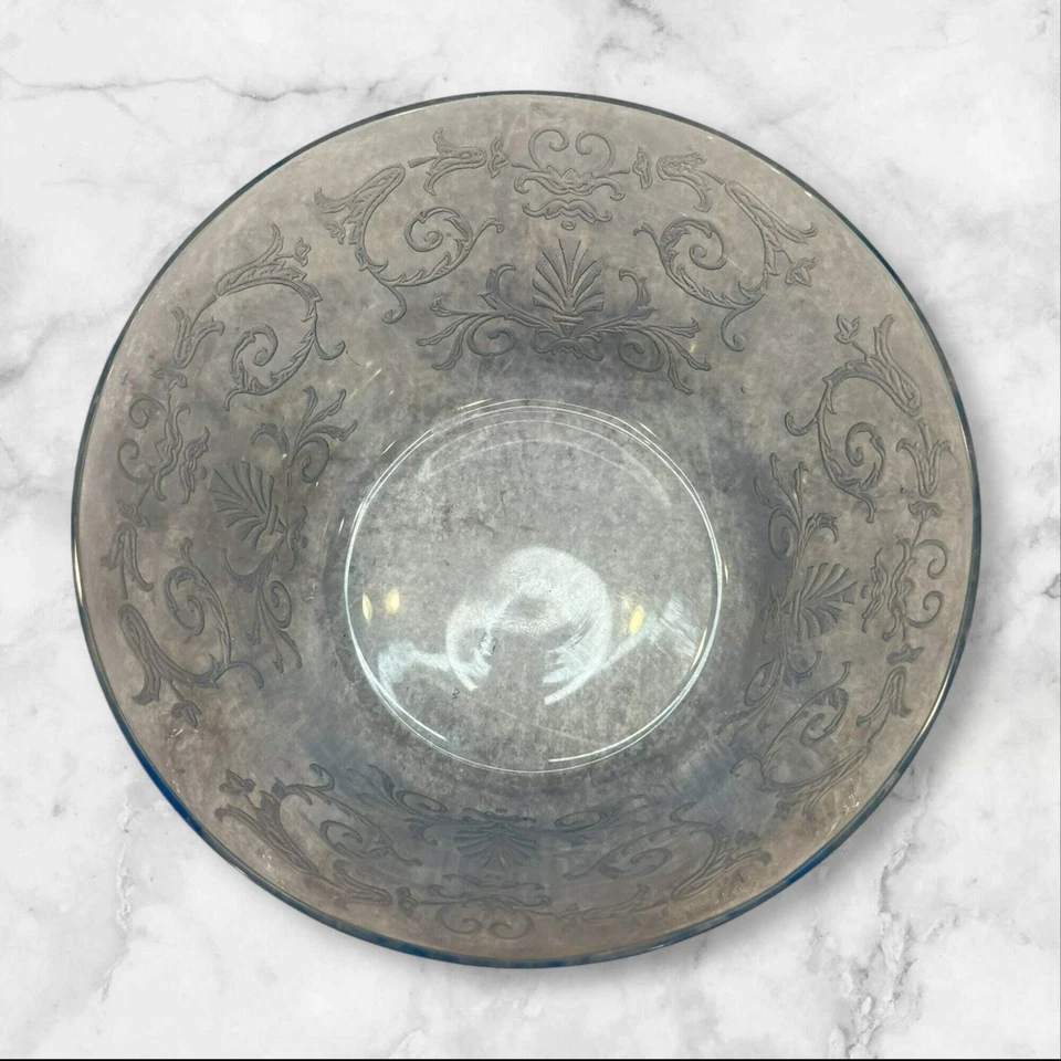 Cuencos y placas inferiores Fostoria Versailles azul para dedos | Juego de 4 | Excelente Foto 4 de 4