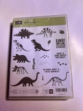 Stampin Up No Bones About It Stamps*Used*Free Shipping