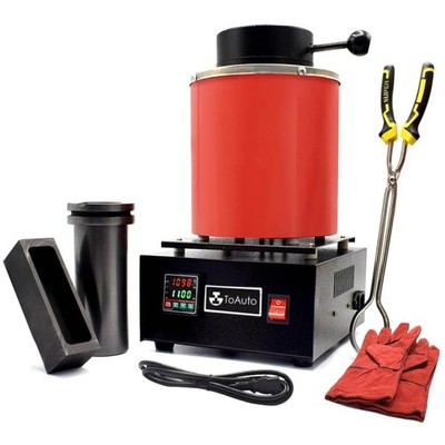 High-Performance 3KG Electric Melting Furnace - 2000F with Temperature Control